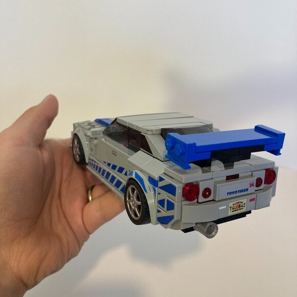 LEGO Speed Champions 2 Fast 2 Furious Nissan Skyline Gt-R R34 76917 Complete Toy - Picture 2 of 13